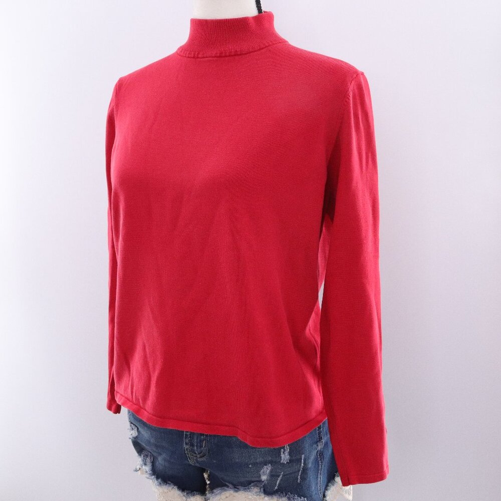 Pendleton |‎ Vintage Silk Turtleneck Top Large